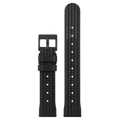 Watchdives – bracelet de montre gaufré en caoutchouc souple de qualité supérieure, 20mm 22mm, bracelet de remplacement à dégagement rapide, bandes unisexes durables en caoutchouc de Silicone