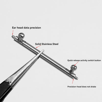 Perno per orologio in acciaio inossidabile, barretta a molla a sgancio rapido, doppio perno, astina di collegamento, cinturino ad anello, serie Mido M049, 22 mm