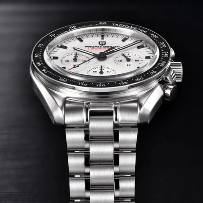 Montre Homme 40mm Chronographe à Quartz - PAGANI DS V5 PD1701 Sport AR Saphir