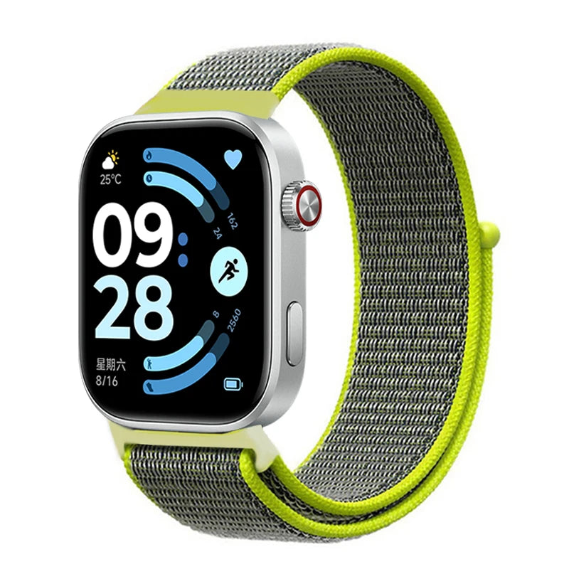 Bracelet de remplacement en nylon respirant pour Redmi Watch 6 5 4, accessoires de sport, sangle Correa pour la série Redmi Watch