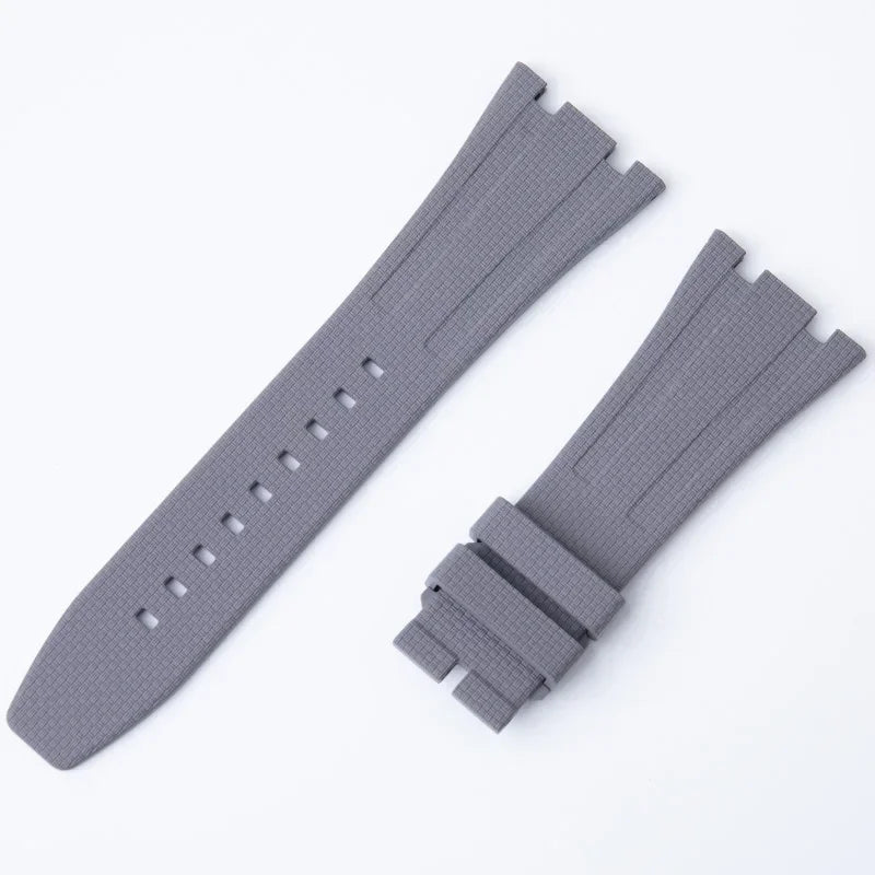 Nuovo cinturino per orologio in gomma fluorurata FKM da 26 mm per AP Audemars Piguet 15400 15500 26331 41 mm, cinturino, fascia