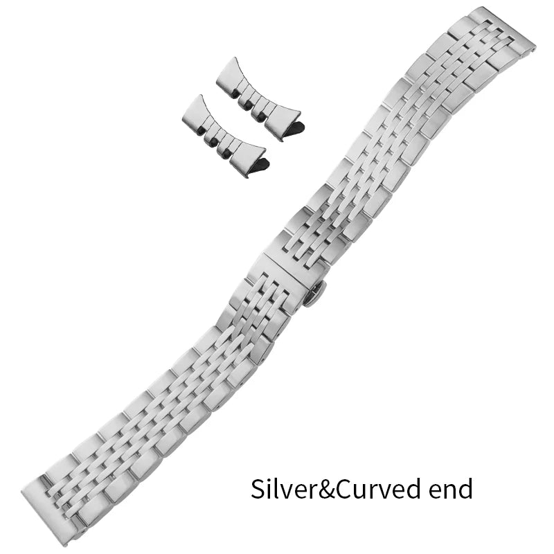 Stainless Steel Watch Strap 18mm 19mm 20mm 21mm 22mm 24mm 23mm for Breitling Tag Heuer Carrera Longines L4, Watchbands