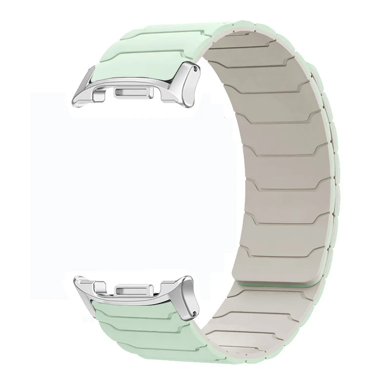 Bracelet magnétique en Silicone pour Samsung Galaxy Watch Ultra 2025, 47mm, pour Galaxy 8 40mm 44mm/8Classic 46mm, Bracelet de sport