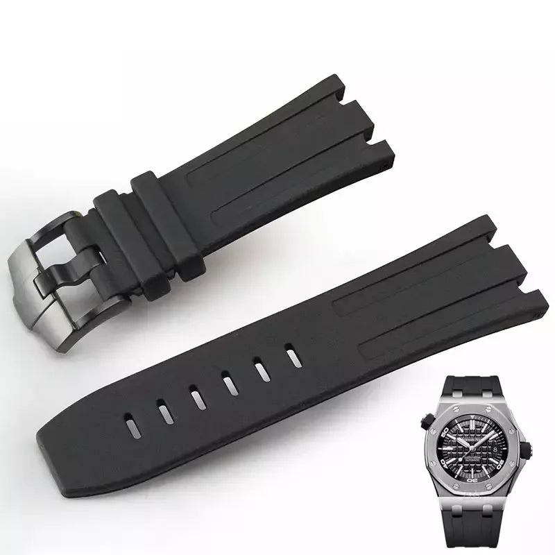 Pour AP Audemars et Piguet 15703 Royal Oak Offshore série étanche en caoutchouc Silicone bracelet de montre 28mm accessoires de montre hommes
