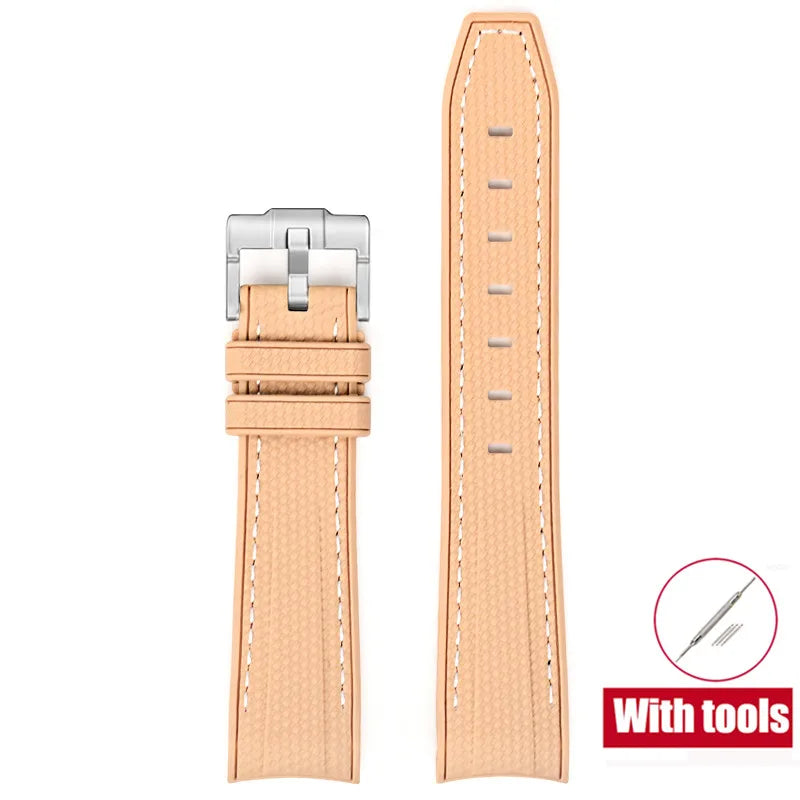 Diving Strap for Omega X Swatch, 20mm, MoonSwatch Joint, for Men and Women, Peripheral, Curved End, TPU Rubber Strap for Rolex, Watch Strap Tools