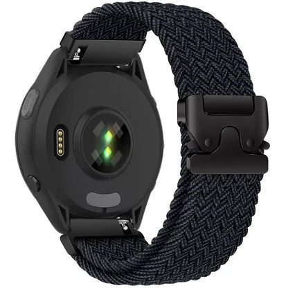Bracelet à boucle tressée pour Garmin Forerunner 965 970 265 165 570, boucle de Parachute, bracelet de montre en Nylon Garmin Venu 4/3/2 Active 6-5