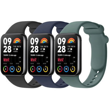 Bracelet en silicone souple pour Xiaomi Mi Band 8 Pro/9 Pro, bracelet de sport pour Xiaomi Redmi Watch 4 5 6, remplacement de bracelet