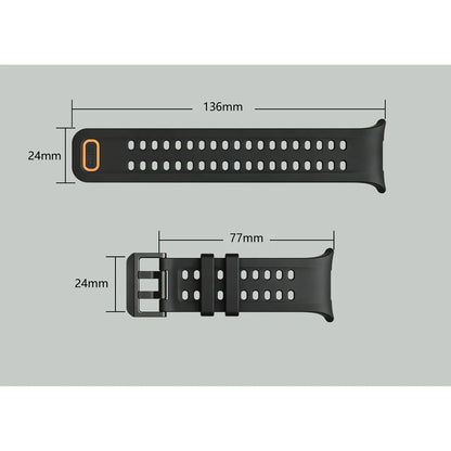 Bracelets en silicone pour Samsung Galaxy Watch Ultra 3 1 2 47mm, bracelet marin pour Galaxy Watch Ultra 2024 2025 2026, ceinture respirante