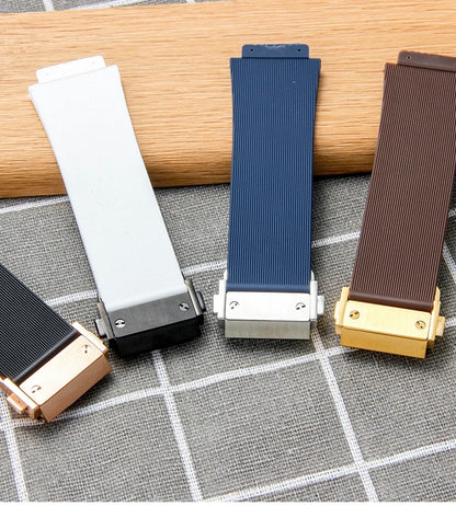 13x20 16x21 16x23 19x26mm pour Hublot Big Bang classique Fusion Bracelet de montre élastique homme femmes Bracelet accessoires de remplacement