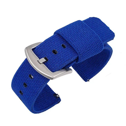 Bracelet de montre en Nylon 18mm 20mm 22mm 24mm bracelet élastique tissé armée pour Seiko bracelet à dégagement rapide bracelet de montre de Sport militaire pour hommes