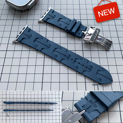 Cinturino Kilim a giro singolo per Iwatch Ultra3 2 Apple Watch Serie 11 10 9 8 7 6 5 Se 3 46mm 41mm 45mm 49mm, Blu Pastello
