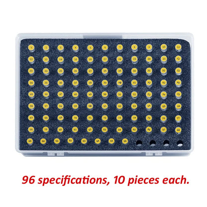 New Watch Repair Kit, Professional Waterproof Crown Set, 960 Pcs, Watch Head, Waterproof Ring Set, Flat O-Ring, D-Ring, Watchmaker Tools