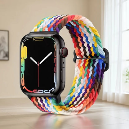 Cinturino in nylon intrecciato traspirante e morbido per Apple IWatch Series 11 10 9 8 7 6 5 4 SE 40/41/42/44/45/46mm