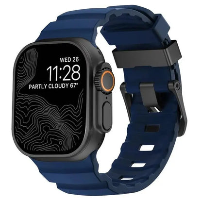 Cinturino in morbido silicone per Apple Watch Ultra 2 10 9 8 7 6 SE 5 4 per iWatch 38 40 41mm 42mm 44mm 45mm 46mm 49mm