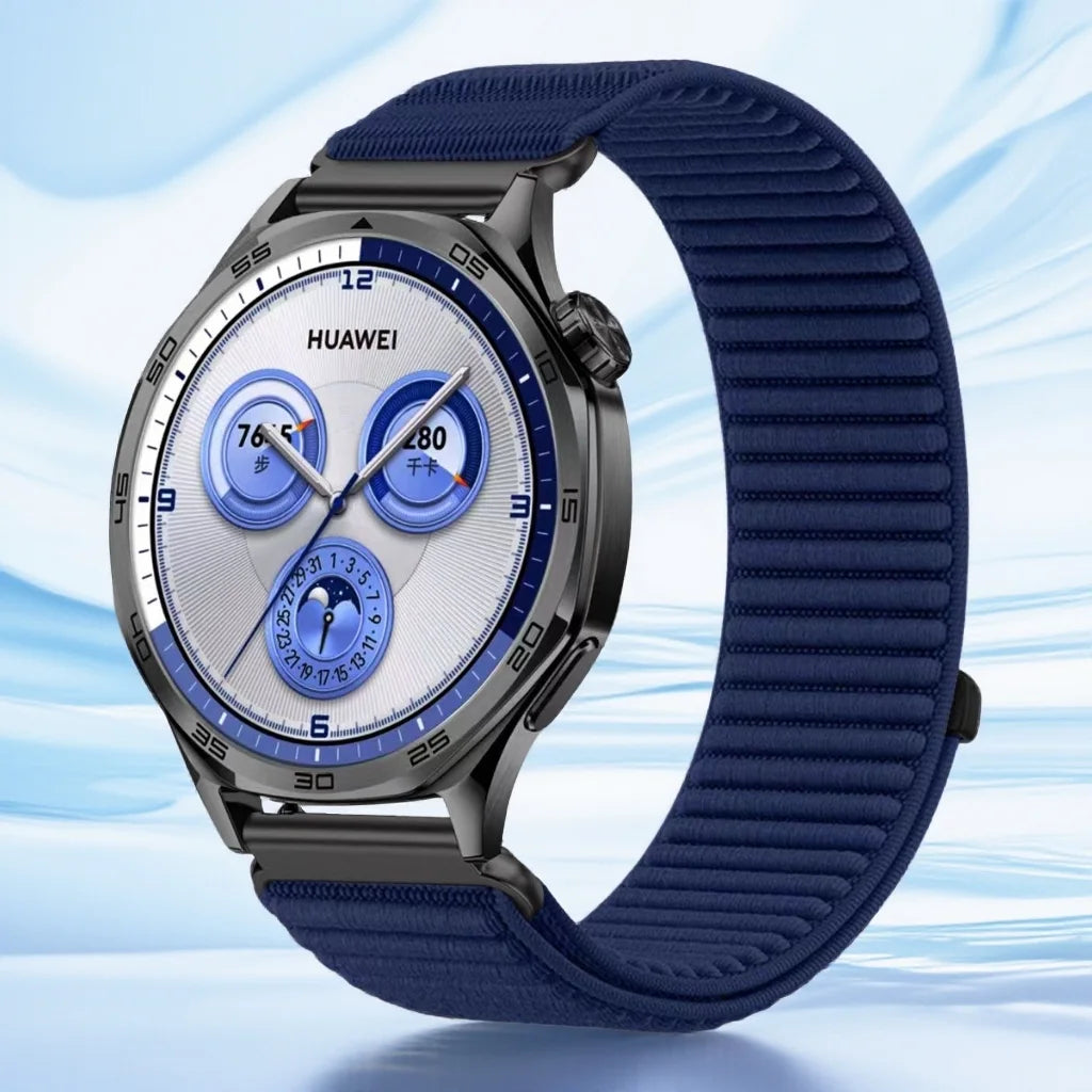 Cinturino classico in nylon intrecciato da 20mm 22mm per Samsung Galaxy Watch 7 6 5 4/3 41mm 45mm/Active 2/Gear S3 Frontier