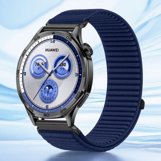 18mm 20mm 22mm Velcro Straps for Samsung Galaxy Watch 7 6 5 4 40mm 44mm 6Classic 47mm, Nylon Bracelet for Huawei Watch GT5 Pro 4
