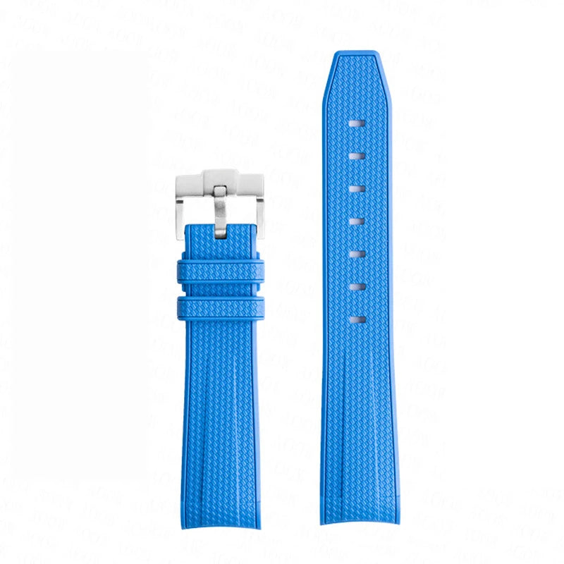 Bracelet de montre pour Omega X Swatch Joint MoonSwatch, pour Seamaster 300 hommes femmes 20mm caoutchouc Silicone extrémité incurvée