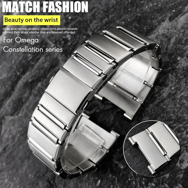 Steel bracelet for Omega Constellation 8900 41mm 131.30 131.33 for men and women