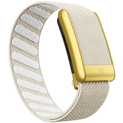 Black, Silver, and Gold Bracelet for Whoop 5.0 Mg, Bracelet with W Logo, Elastic Woven Nylon Band, Sport Replacement Straps for Whoop