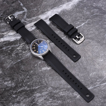 Bracelets de montre FKM de qualité supérieure, 20mm 22mm, à dégagement rapide, en caoutchouc fluoré, nouveau Design, unisexe, ceintures de plongée étanches