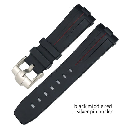 Rubber watch strap for SEIKO 5 Longines Hydroconquest mol Omega Planet Ocean, silicone watch strap, 21mm, 22mm, 23mm, 24mm, new