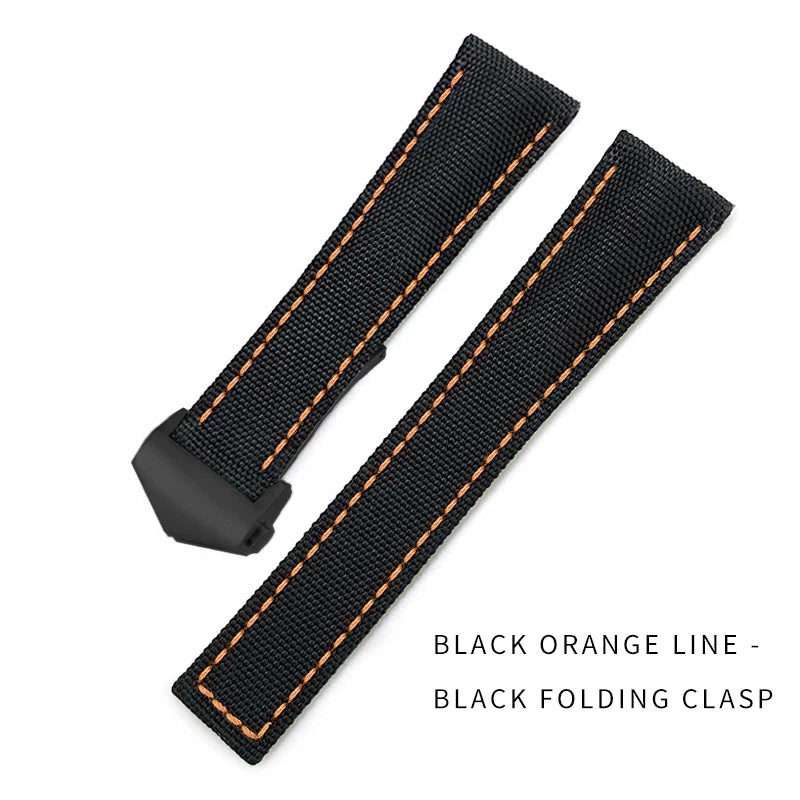 Bracelet de montre en Nylon de haute qualité, 19mm 20mm 21mm 22mm, adapté à TAG Heuer Aquaracer 300 500, bracelet de montre en toile de Nylon, boucle pliante