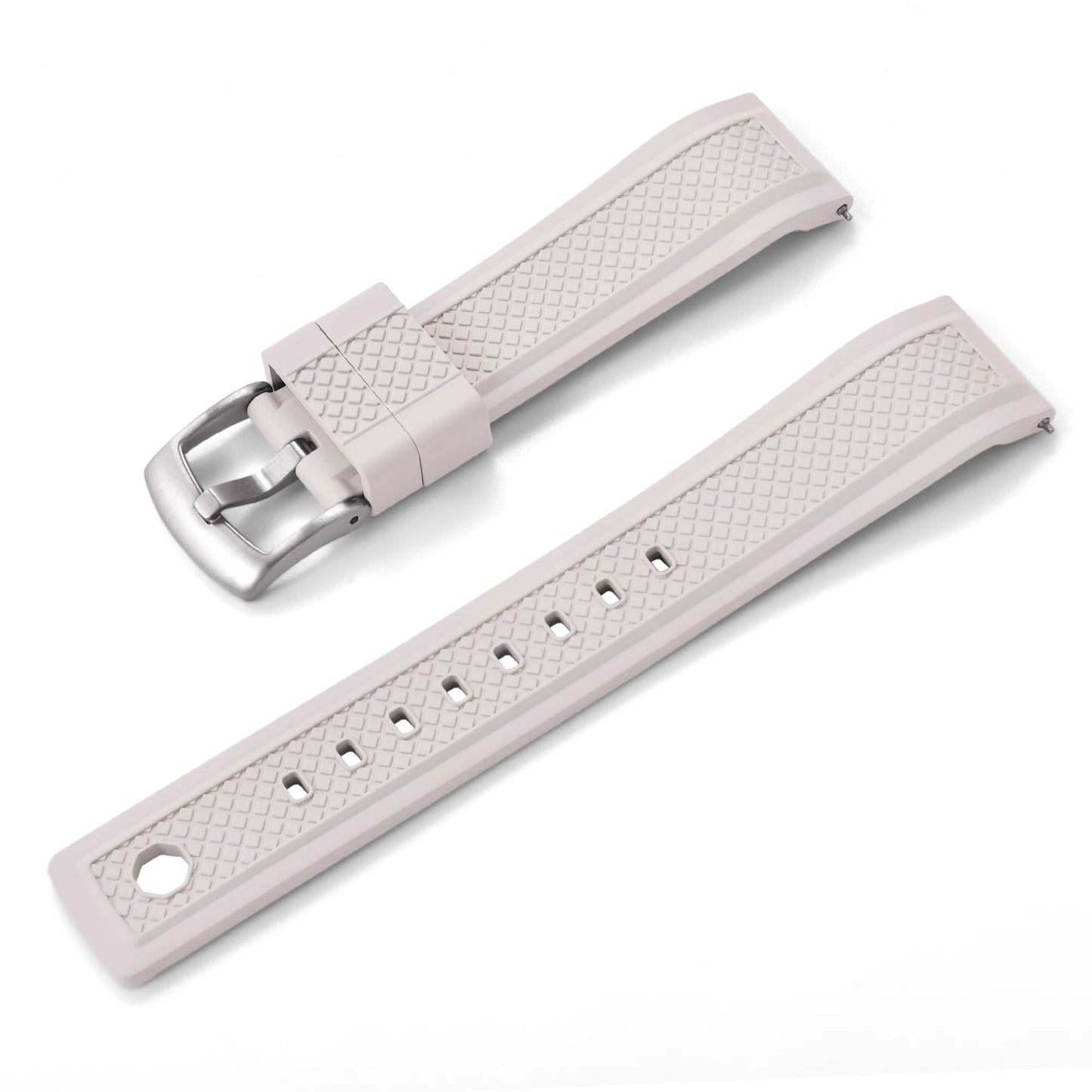 Cinturino professionale per orologio in gomma FKM, 20mm 22mm, cinturino subacqueo sportivo a sgancio rapido per smartwatch Omega Seiko IWC da uomo