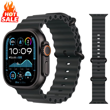 Ocean Bracelet for Apple Watch Ultra 3 2, 49mm 44mm 40mm 45mm 41mm 42mm 46mm, Strap, iWatch Series 11 10 9 SE 8 7 6 5 4