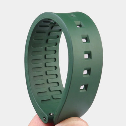 Cinturini per orologi in gomma verde premium – Sport – Disponibili varie texture – 1 pezzo