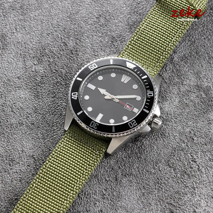 Quick-release canvas watch strap, made of nylon, 18mm, 20mm, 22mm, 24mm, for men and women, replacement straps for smartwatch accessories