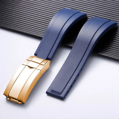 For Rolex 20mm Silicone Strap for Rolex Water Ghost Daytona Submariner, Rubber Silicone Watch Strap, Waterproof Bracelet