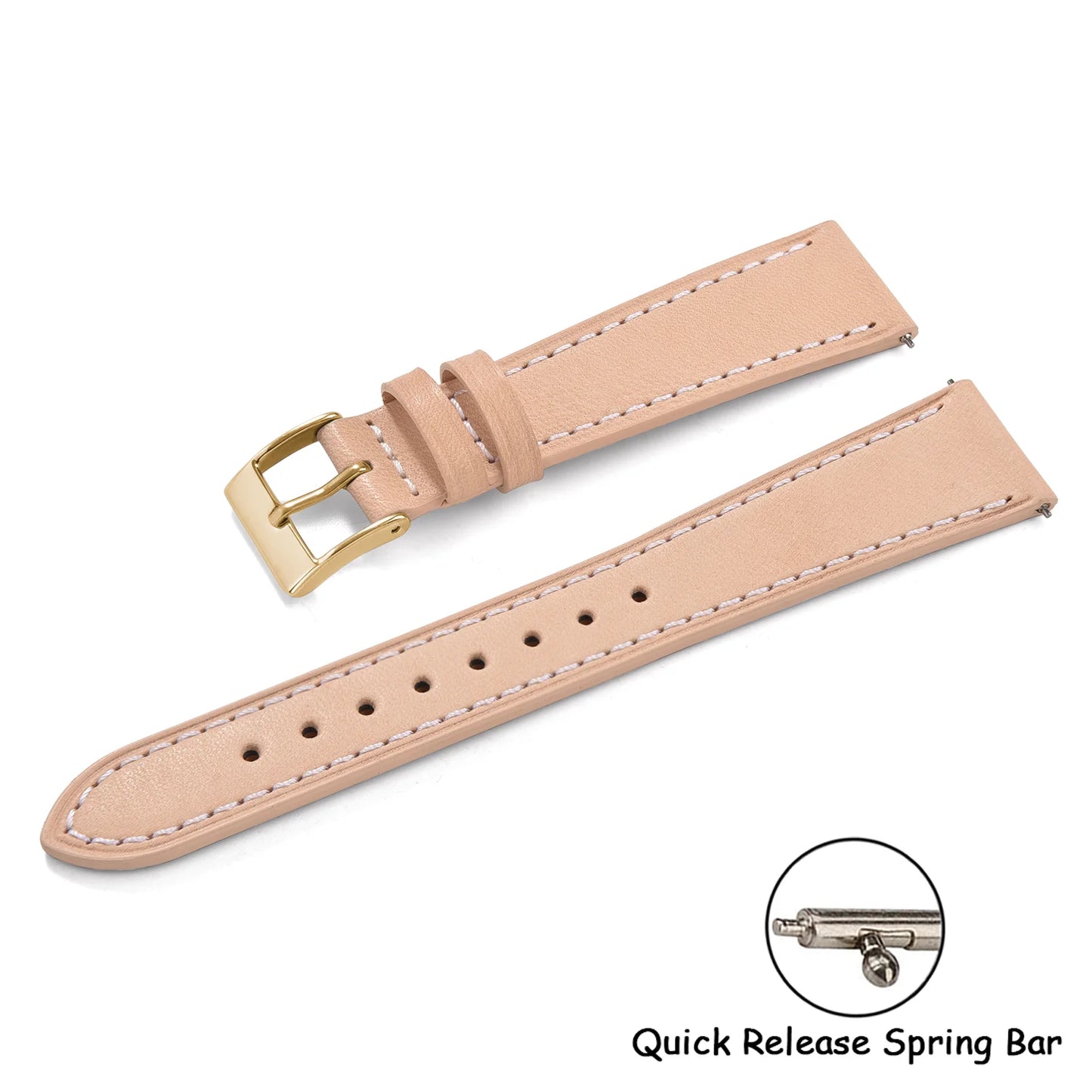 Bracelet de montre universel en cuir à dégagement rapide, 18mm, 20mm, 22mm, rétro, pour femmes et hommes, accessoires pour Cartier Seiko Omega