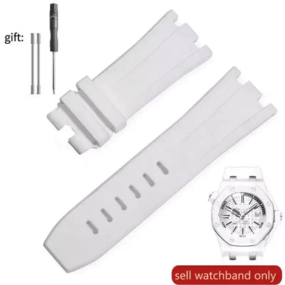 Pour AP Audemars et Piguet 15703 Royal Oak Offshore série étanche en caoutchouc Silicone bracelet de montre 28mm accessoires de montre hommes