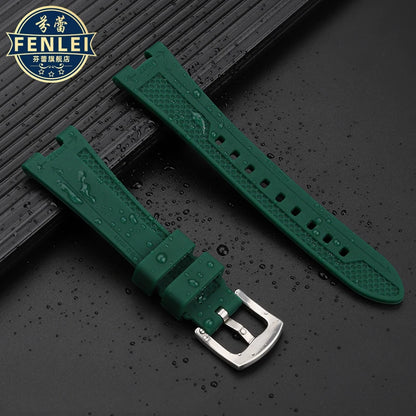 CITIZEN NJ0150/NJ0151 - Men's Rubber Watch Strap, Closer Color Series, Water Resistant Central Watch Band, Modified Waterproof Silicone Strap, 22