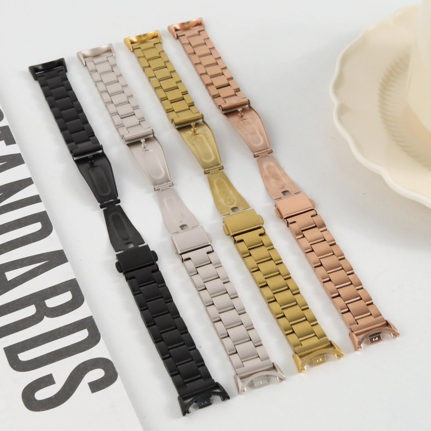 Stainless Steel Bracelet for Xiaomi Mi Band 10 9 8 Accessories Replacement Pulseira Xiaomi Smart Band 10 9 8 Metal Strap Correa