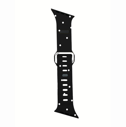 Irregular Silicone Strap for Apple Watch, 40mm 41mm 44mm 45mm 46mm 42mm, Correa, iWatch Series 11 10 9 8 7 SE Ultra