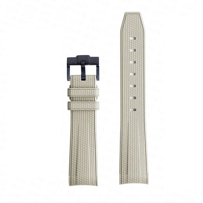 Bracelet de montre en caoutchouc et Silicone, 20mm, pour Omega X Swatch Joint MoonSwatch, pour Seamaster 300, pour hommes et femmes, extrémité incurvée