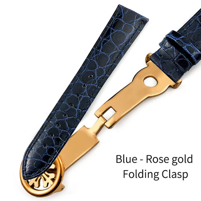 Luxurious Crocodile Leather Watch Strap, 20mm 19mm 21mm 22mm, for Patek Philippe 5227 5146 5147, American Alligator Watch Band