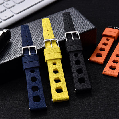 Cinturino per orologio in gomma fluorurata tropicale per Oris, S-Eiko, Citizen, sgancio rapido, 20 mm, 22 mm, nuovo cinturino per smartwatch Tropical FKM