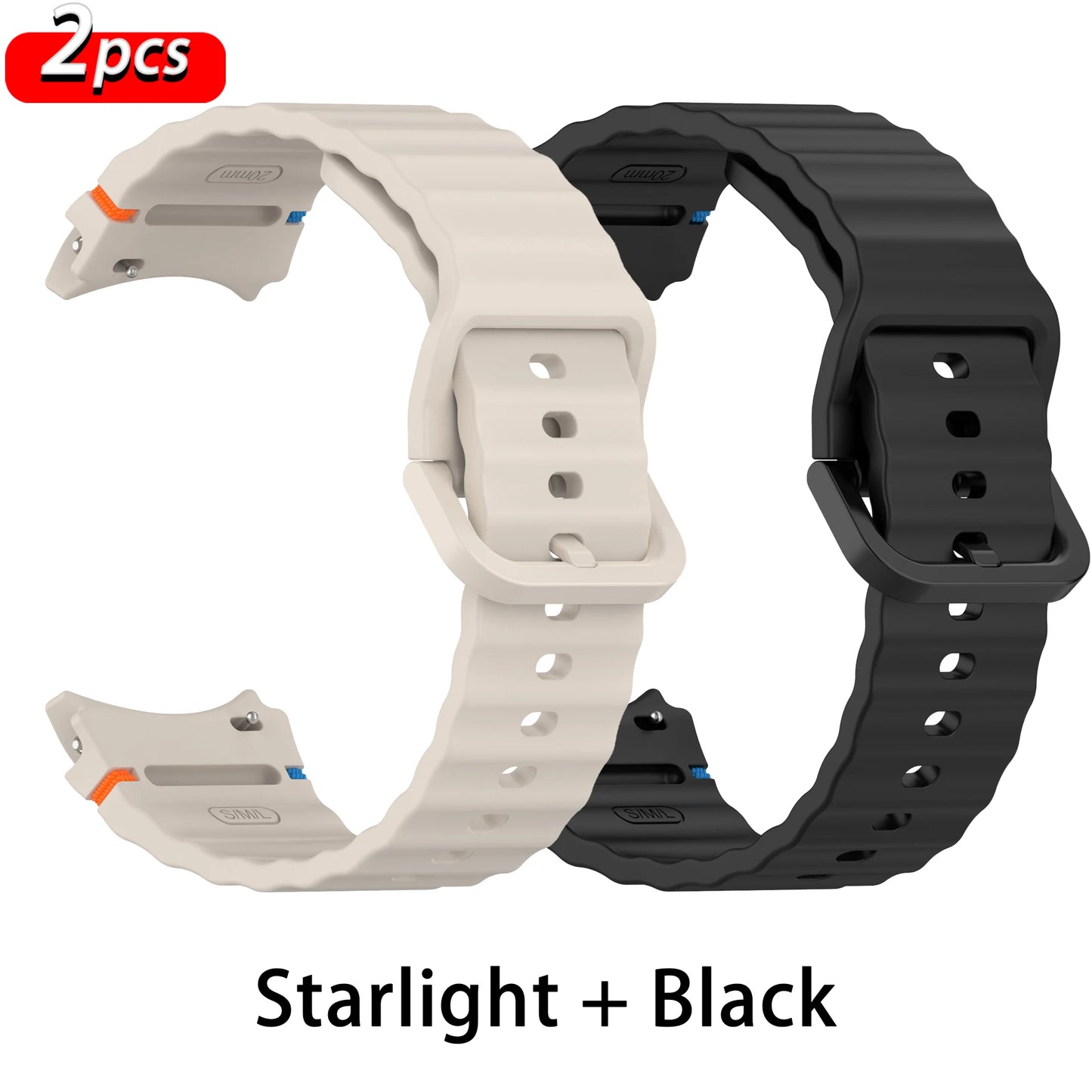 Bracelet de sport en silicone pour Samsung Galaxy Watch, Correa Watch6 Classic, Bracelet, 7, 6, 5, 4, FE, 44mm, 40mm, Pro 45mm, 43mm, 47mm, Original