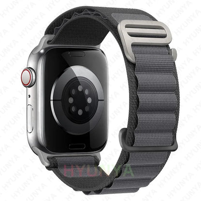 Cinturino per Apple Watch, bracciale alpino per cinturino Apple Watch Ultra 2 3, cinturino 45mm 49mm 42mm 46mm 44mm 41mm 40mm, cinturino Iwatch serie 11 9 8 7 SE 10