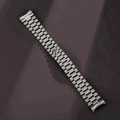 Bracelet de montre 20mm, extrémité incurvée, adapté au bracelet de montre Rolex en acier inoxydable 316L, président en acier inoxydable massif
