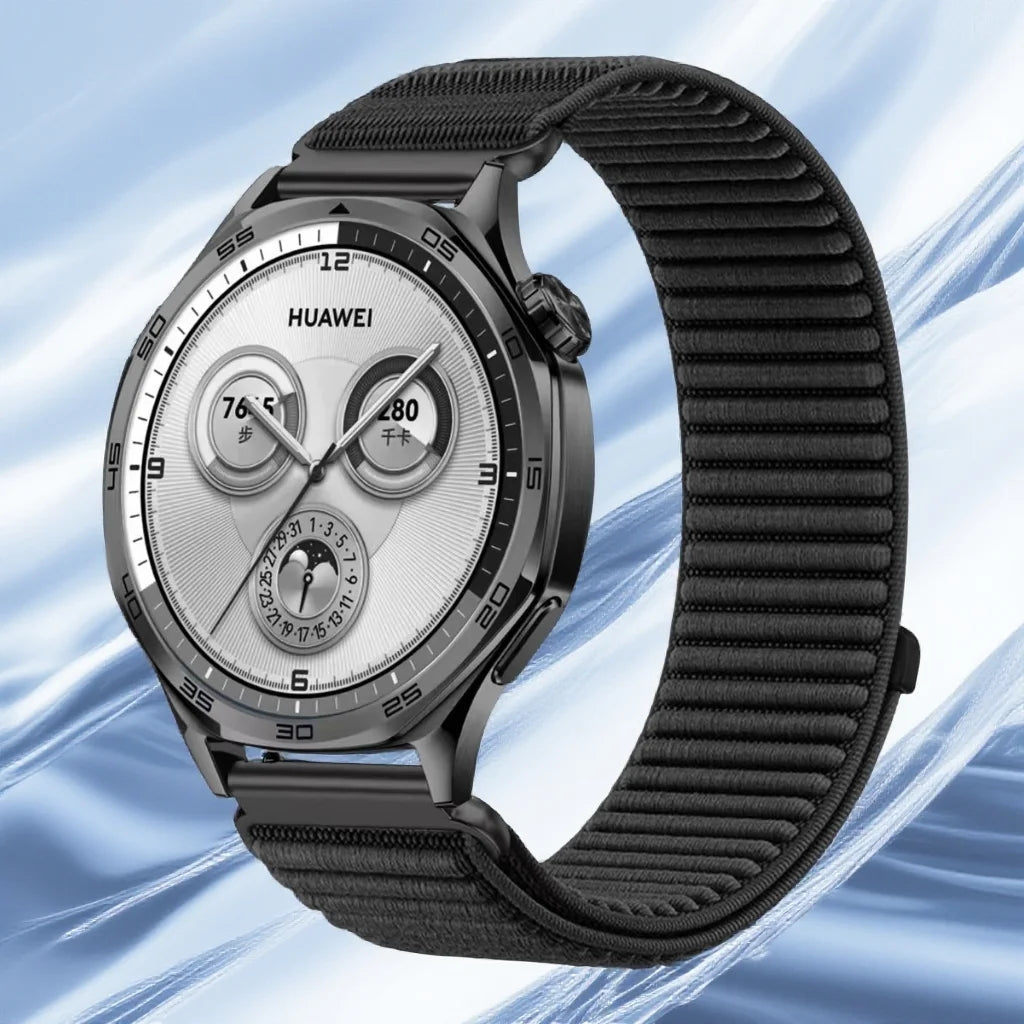 Cinturino classico in nylon intrecciato da 20mm 22mm per Samsung Galaxy Watch 7 6 5 4/3 41mm 45mm/Active 2/Gear S3 Frontier