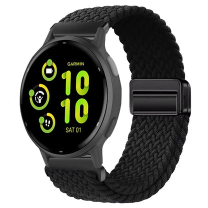 Bracelet magnétique en Nylon, 20mm 22mm, pour Garmin Forerunner 970 570 165 55 965 265/Venu 3, Bracelet de sport Garmin Active 6 5 Correa