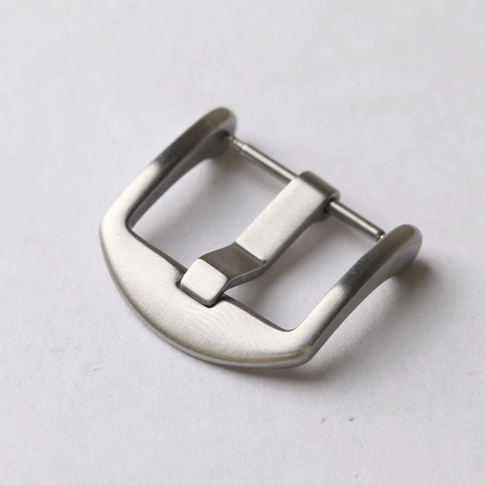 Matte 304 Stainless Steel Buckle, 18 20 22 24 26MM, Genuine Leather Rubber Watch Strap Buckle, Watch Accessory Buckle