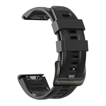 Bracciale in silicone QuickFit 22 26 mm per Garmin Fenix 5 5X Plus 6X 7 7X Pro Quatix 8 Fenix 8 Pro 51 mm 47 mm Epix, cinturino sportivo da esterno