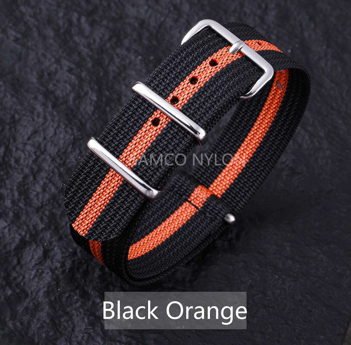 Bracelet de montre en Nylon nervuré 20mm 22mm bracelets de montre confortables boucle militaire lavable Blet pour hommes bracelets de montre