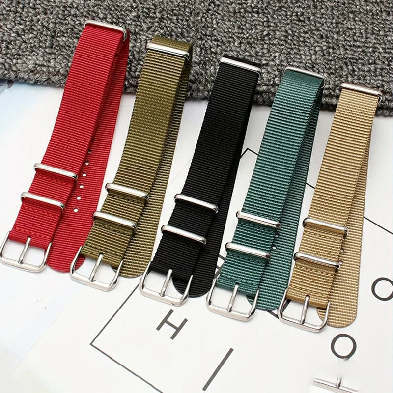 High-quality universal waterproof nylon watch strap, Water mesurost, outdoor, Briston SeATM DW, SeaghydrCitizen, JO18, 20mm