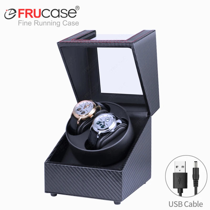 [Newly Upgraded] FRUCASE PU Automatic Watch Winder, Watch Box, Automatic Watch Winder, Automatic Watch Box, Automatic Watch Winder