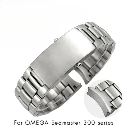 Bracelet De montre en acier inoxydable 316L, 20mm 22mm, adapté au bracelet Omega Seamaster 300 De Ville Speedmaster Planet Ocean 600